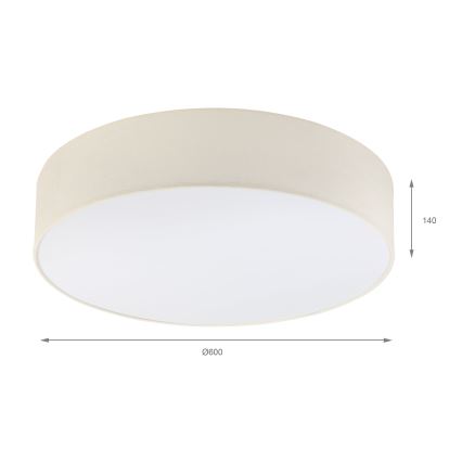 Brilagi - LED stropné svietidlo SIRIJA 4xE27/15W/230V pr. 60 cm krémové