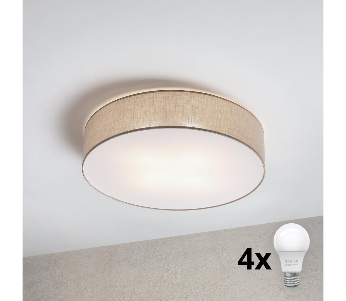 Brilagi - LED stropné svietidlo SIRIJA 4xE27/15W/230V priemer 60 cm béžové 8590828019459