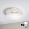 Brilagi - LED Stropné svietidlo SIRIJA 4xE27/15W/230V priemer 60 cm biela