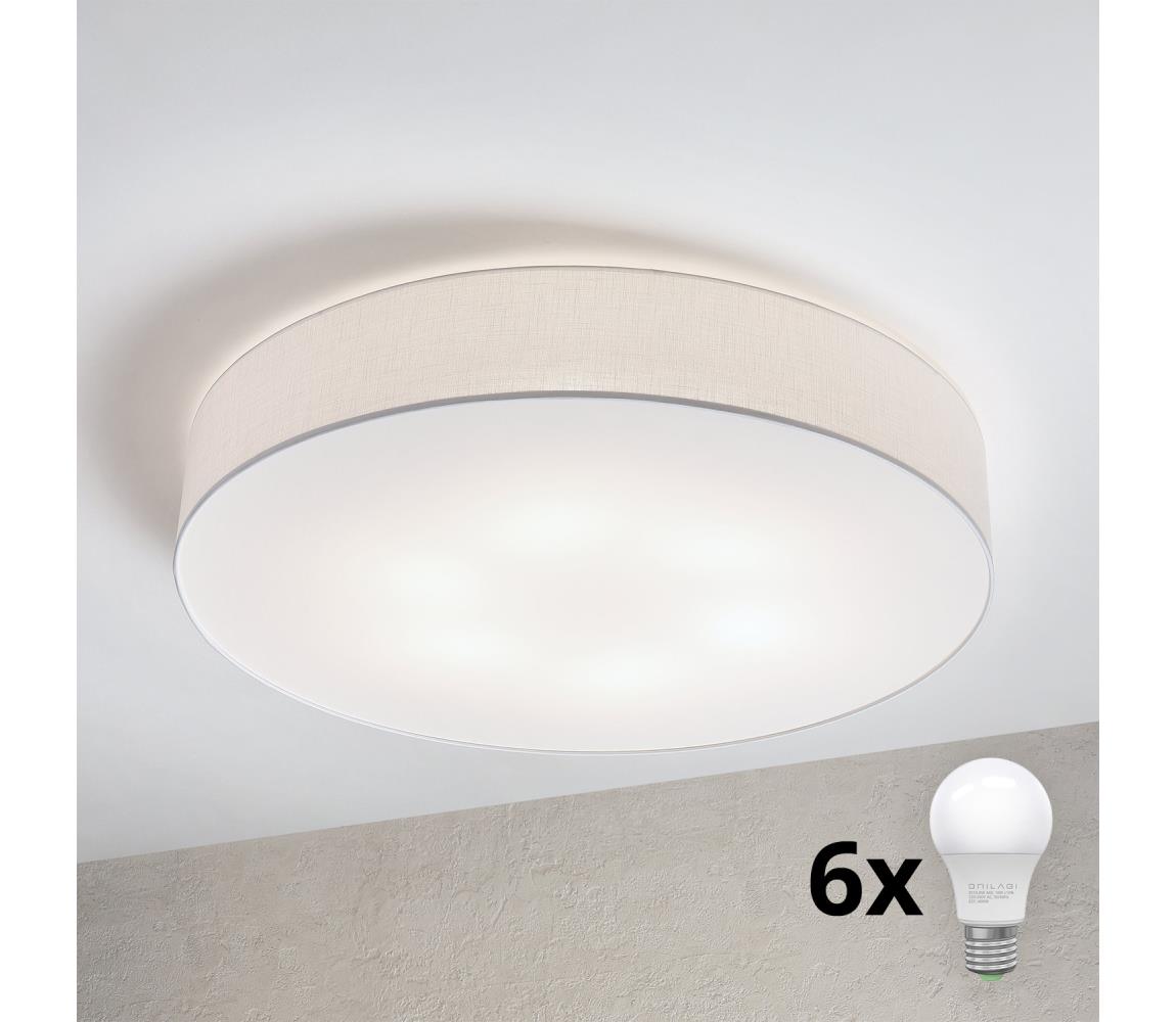 Brilagi - LED stropné svietidlo SIRIJA 6xE27/15W/230V pr. 80 cm biele 8590828019497