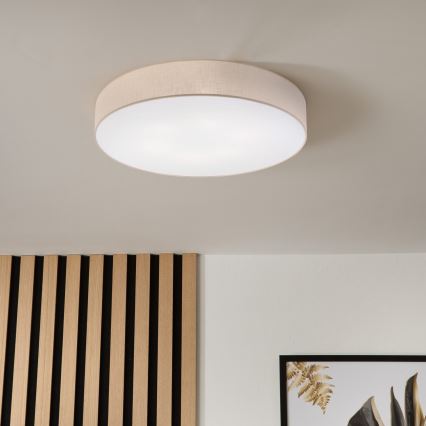 Brilagi - LED stropné svietidlo SIRIJA 6xE27/15W/230V priemer 80 cm béžové