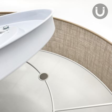 Brilagi - LED stropné svietidlo SIRIJA 6xE27/15W/230V priemer 80 cm béžové