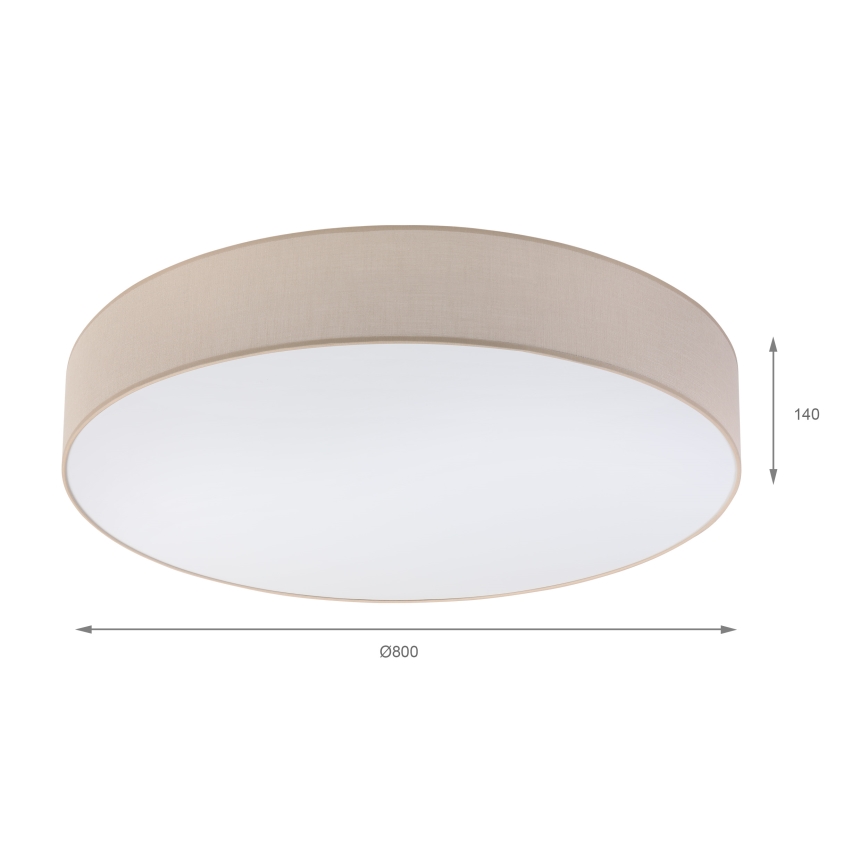 Brilagi - LED stropné svietidlo SIRIJA 6xE27/15W/230V priemer 80 cm béžové