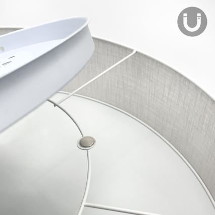 Brilagi - LED Stropné svietidlo SIRIJA 6xE27/60W/230V pr. 80 cm biela