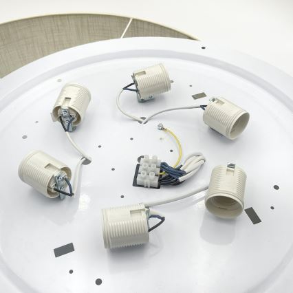 Brilagi - LED Stropné svietidlo SIRIJA 6xE27/60W/230V pr. 80 cm biela