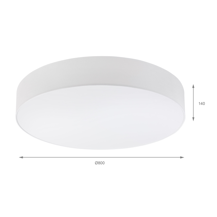 Brilagi - LED Stropné svietidlo SIRIJA 6xE27/60W/230V pr. 80 cm biela