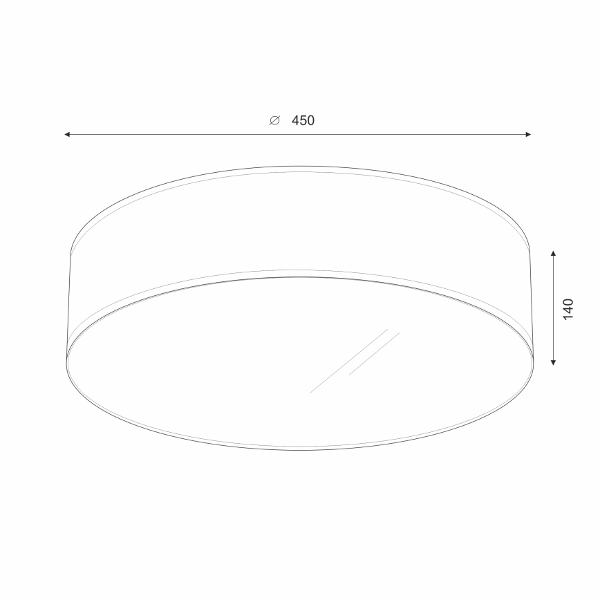 Brilagi - LED Stropné svietidlo SIRIJA LED/24W/230V pr. 45 cm biela