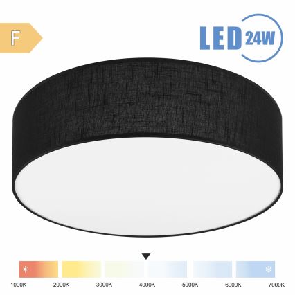 Brilagi - LED Stropné svietidlo SIRIJA LED/24W/230V pr. 45 cm čierna