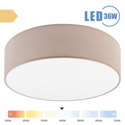 Brilagi - LED Stropné svietidlo SIRIJA LED/36W/230V pr. 45 cm béžová