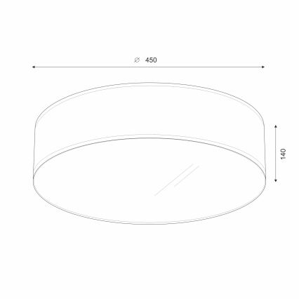 Brilagi - LED Stropné svietidlo SIRIJA LED/36W/230V pr. 45 cm béžová