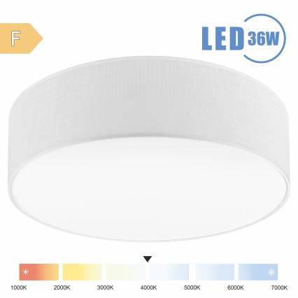 Brilagi - LED Stropné svietidlo SIRIJA LED/36W/230V pr. 45 cm biela