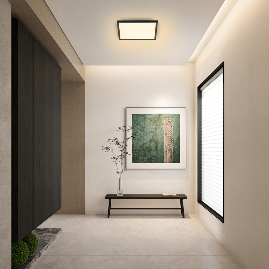 Brilagi - LED Stropné svietidlo SLIMFRAME LED/25W/230V 30x30 cm čierna