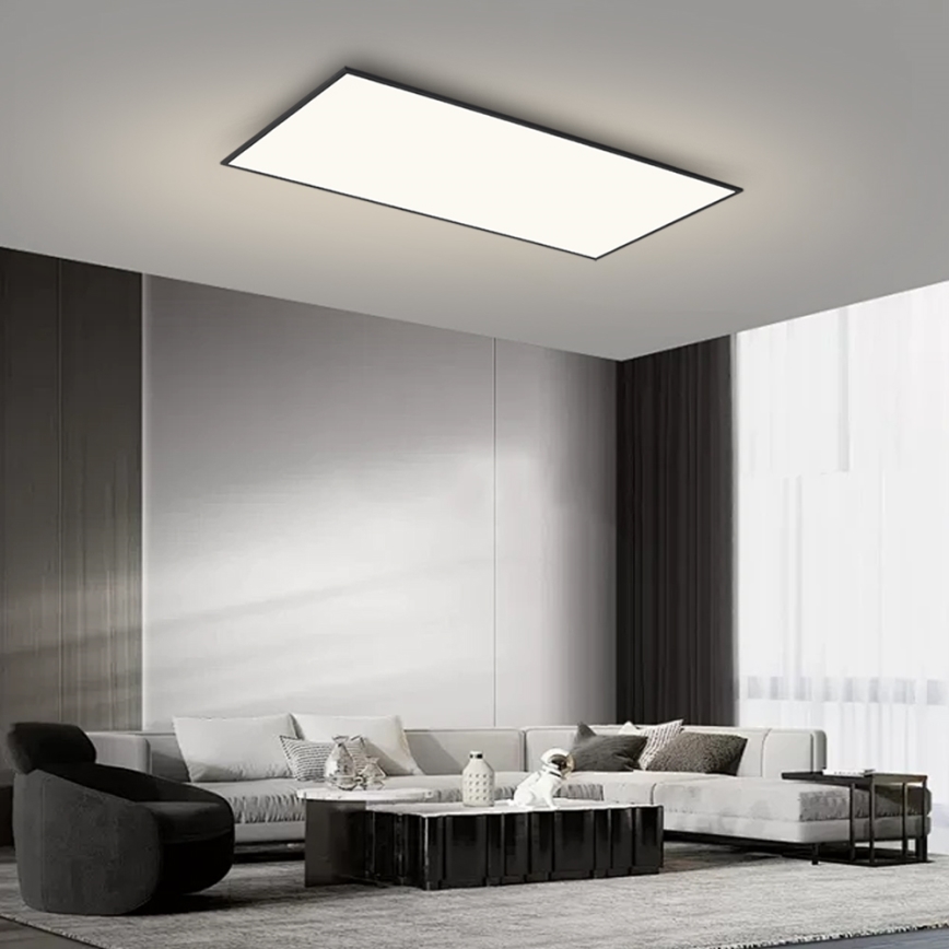 Brilagi - LED stropné svietidlo SLIMFRAME LED/80W/230V 120x60 cm 3000/4000/6000K čierne