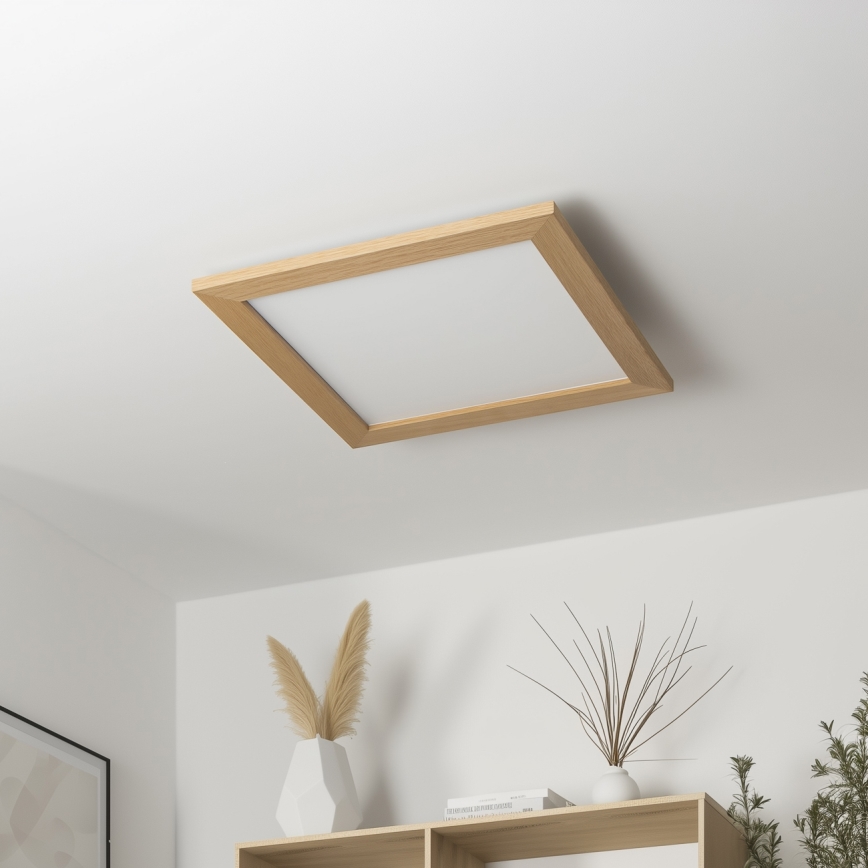 Brilagi - LED Stropné svietidlo SLIMFRAME WOOD LED/36W/230V 49,5x49,5 cm hnedá