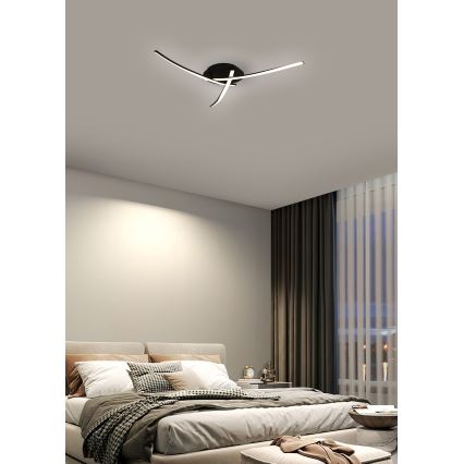 Brilagi - LED Stropné svietidlo STRIPES LED/24W/230V čierna