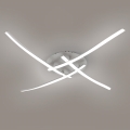 Brilagi - LED stropné svietidlo STRIPES LED/32W/230V 60x60 cm strieborné