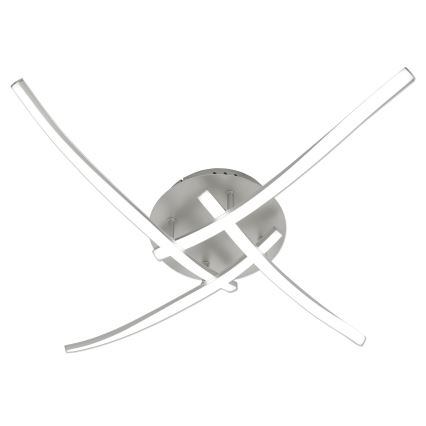 Brilagi - LED stropné svietidlo STRIPES LED/32W/230V 60x60 cm strieborné