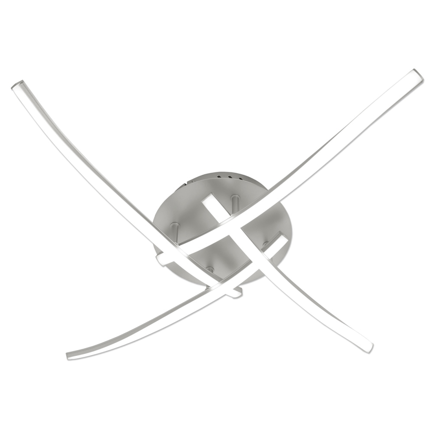 Brilagi - LED stropné svietidlo STRIPES LED/32W/230V 60x60 cm strieborné