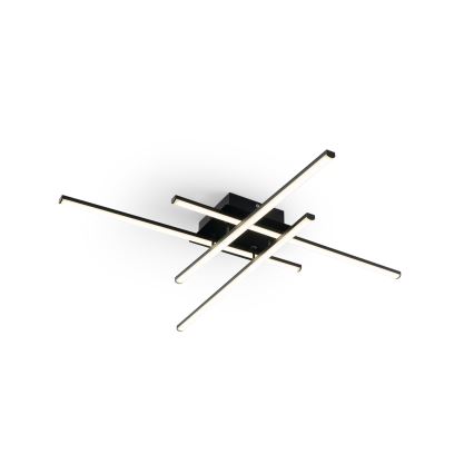 Brilagi - LED Stropné svietidlo STRIPES LED/37W/230V 68x68 cm čierna