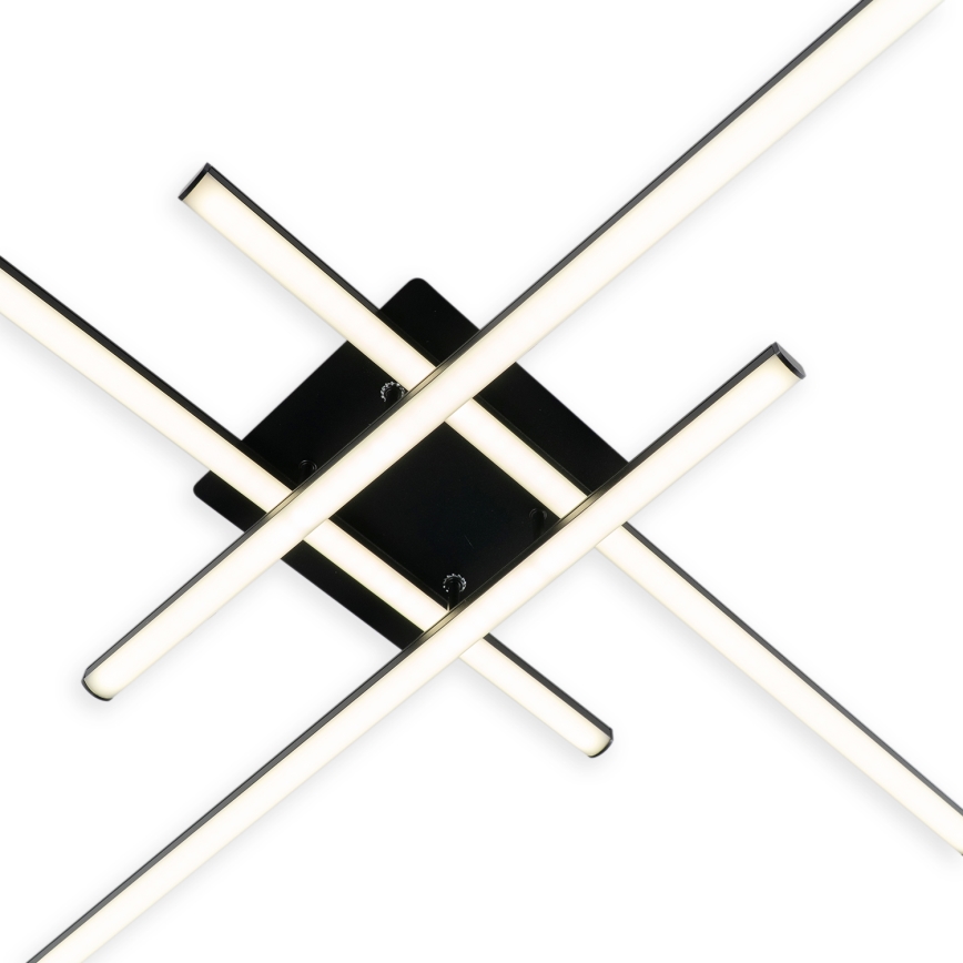 Brilagi - LED Stropné svietidlo STRIPES LED/37W/230V 68x68 cm čierna