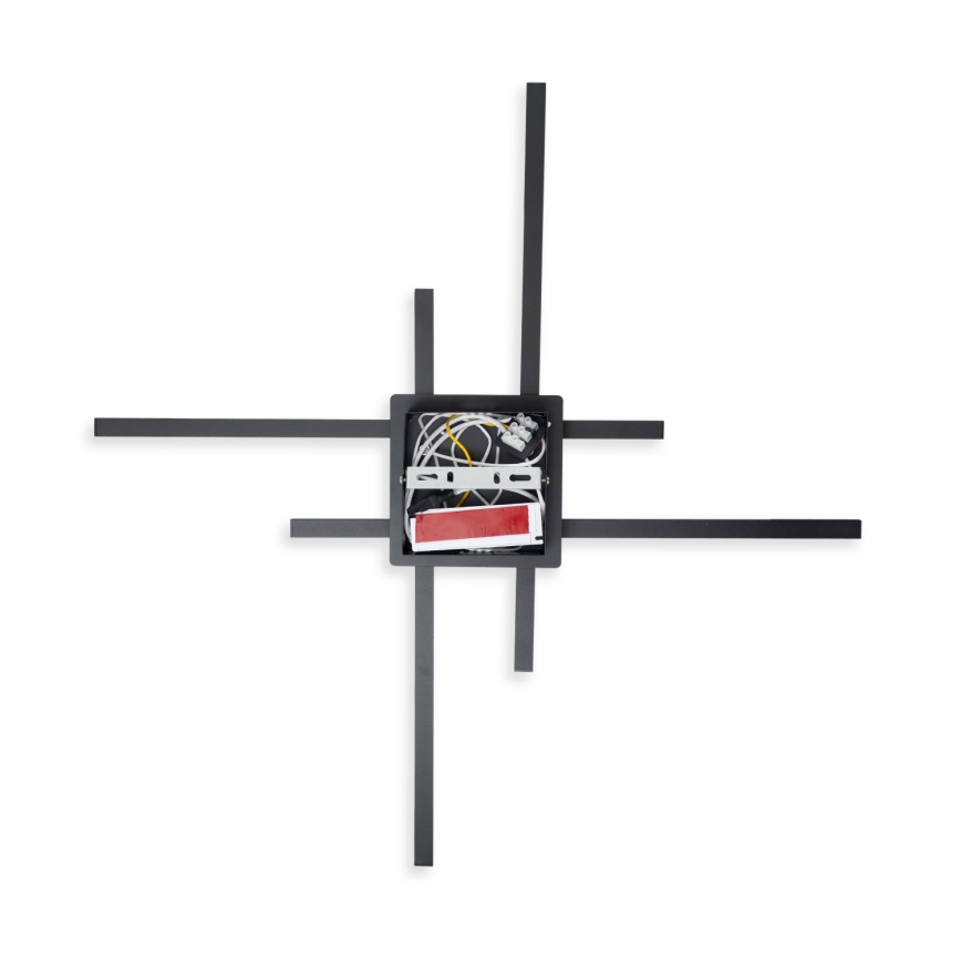 Brilagi - LED Stropné svietidlo STRIPES LED/37W/230V 68x68 cm čierna