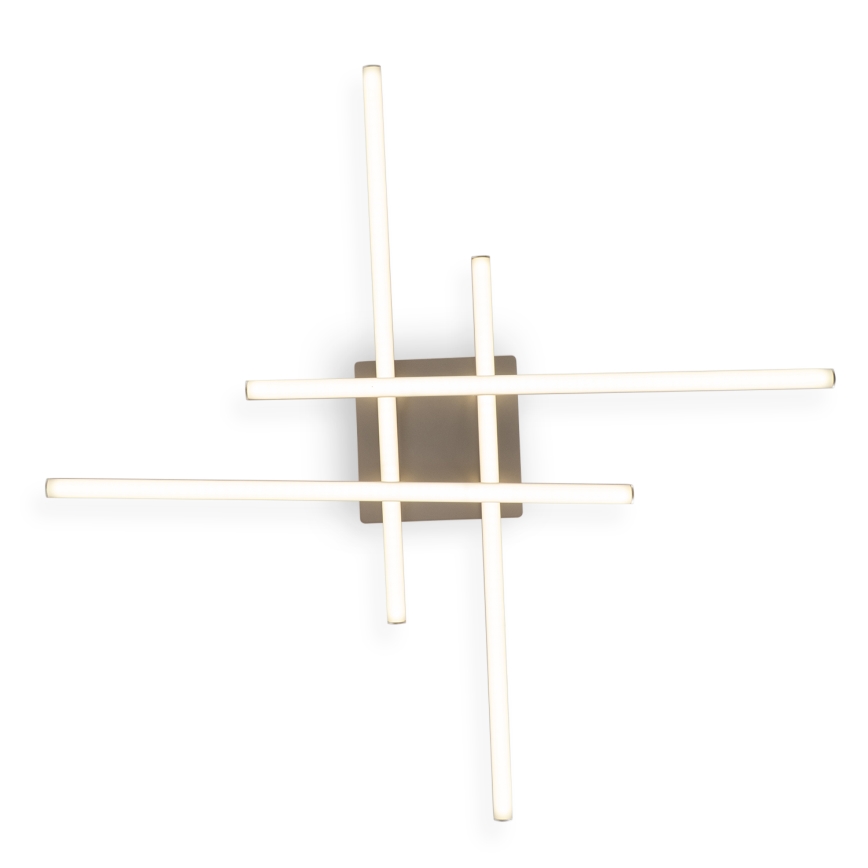 Brilagi - LED stropné svietidlo STRIPES LED/37W/230V 68x68 cm strieborné