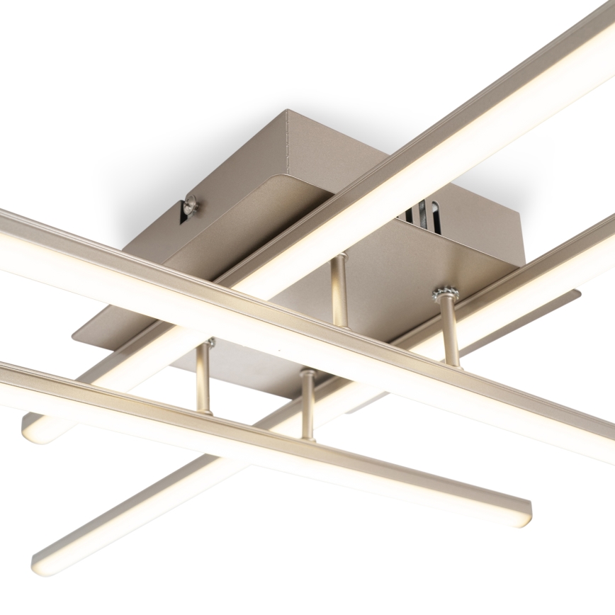 Brilagi - LED stropné svietidlo STRIPES LED/37W/230V 68x68 cm strieborné