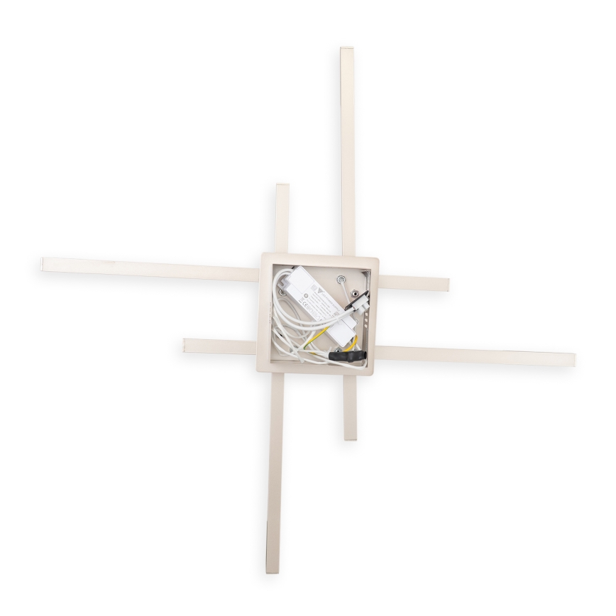 Brilagi - LED stropné svietidlo STRIPES LED/37W/230V 68x68 cm strieborné