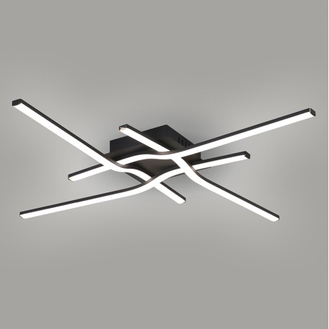 Brilagi - LED Stropné svietidlo STRIPES LED/38W/230V čierna