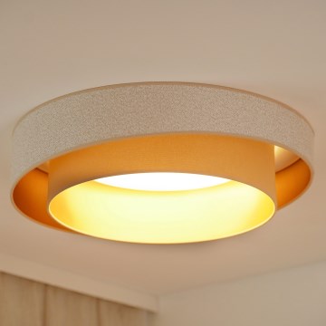 Brilagi - LED Stropné svietidlo VEGAS SHINE LED/24W/230V pr. 60 cm béžová/krémová