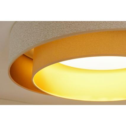 Brilagi - LED Stropné svietidlo VEGAS SHINE LED/24W/230V pr. 60 cm béžová/krémová