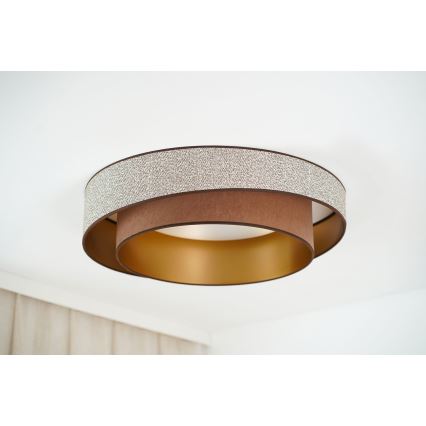 Brilagi - LED Stropné svietidlo VEGAS SHINE LED/24W/230V pr. 60 cm hnedá
