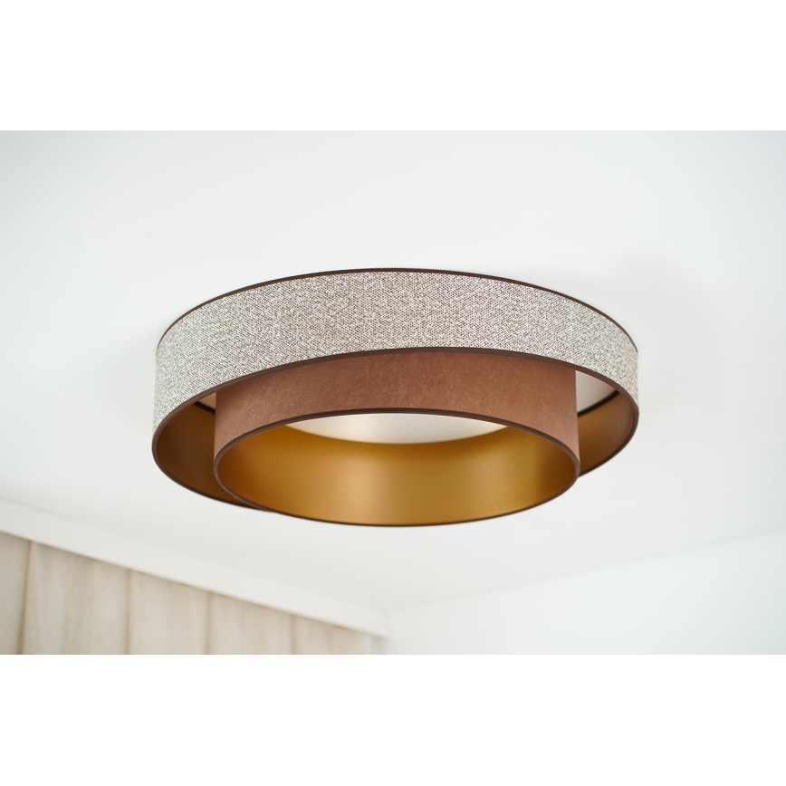 Brilagi - LED Stropné svietidlo VEGAS SHINE LED/24W/230V pr. 60 cm hnedá