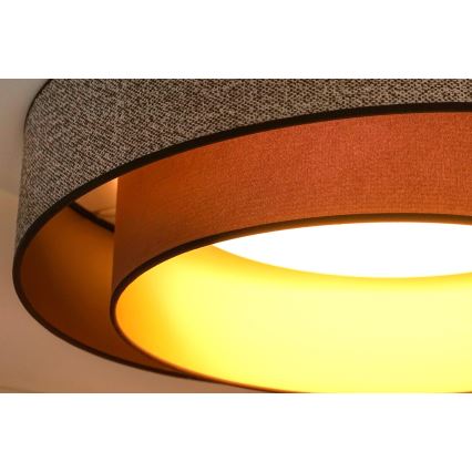 Brilagi - LED Stropné svietidlo VEGAS SHINE LED/24W/230V pr. 60 cm hnedá
