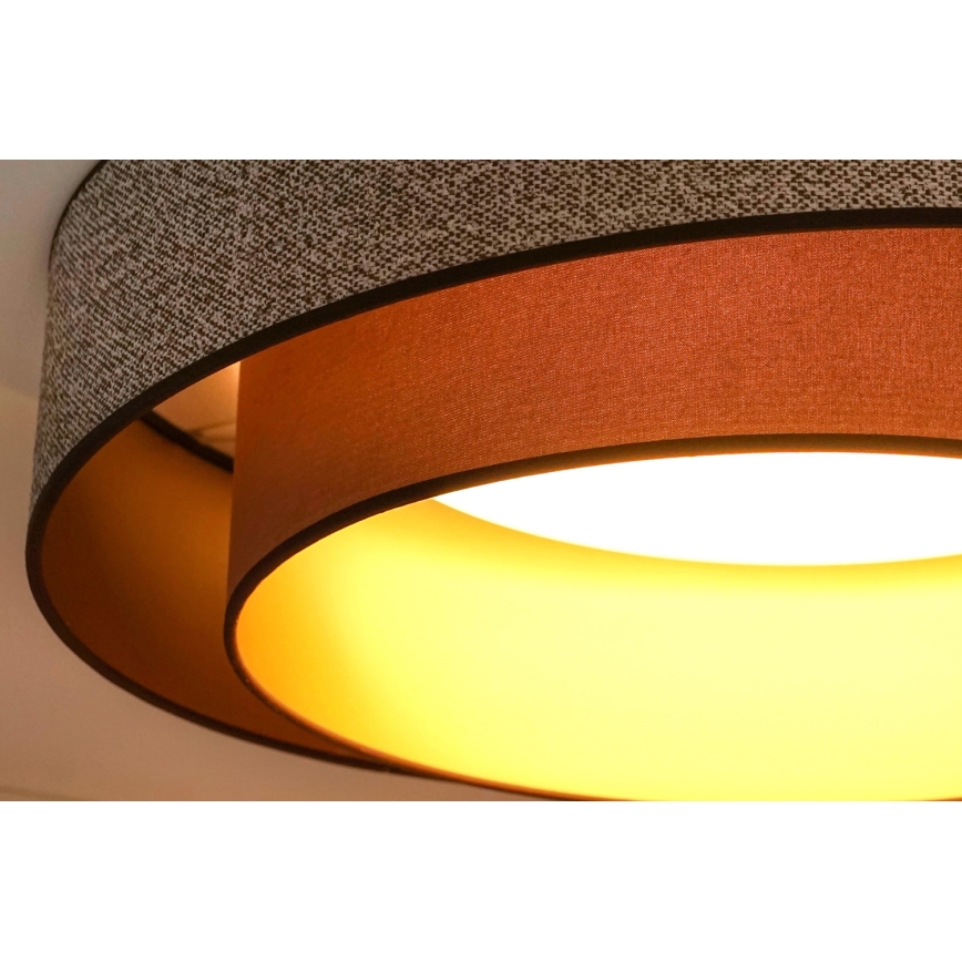 Brilagi - LED Stropné svietidlo VEGAS SHINE LED/24W/230V pr. 60 cm hnedá