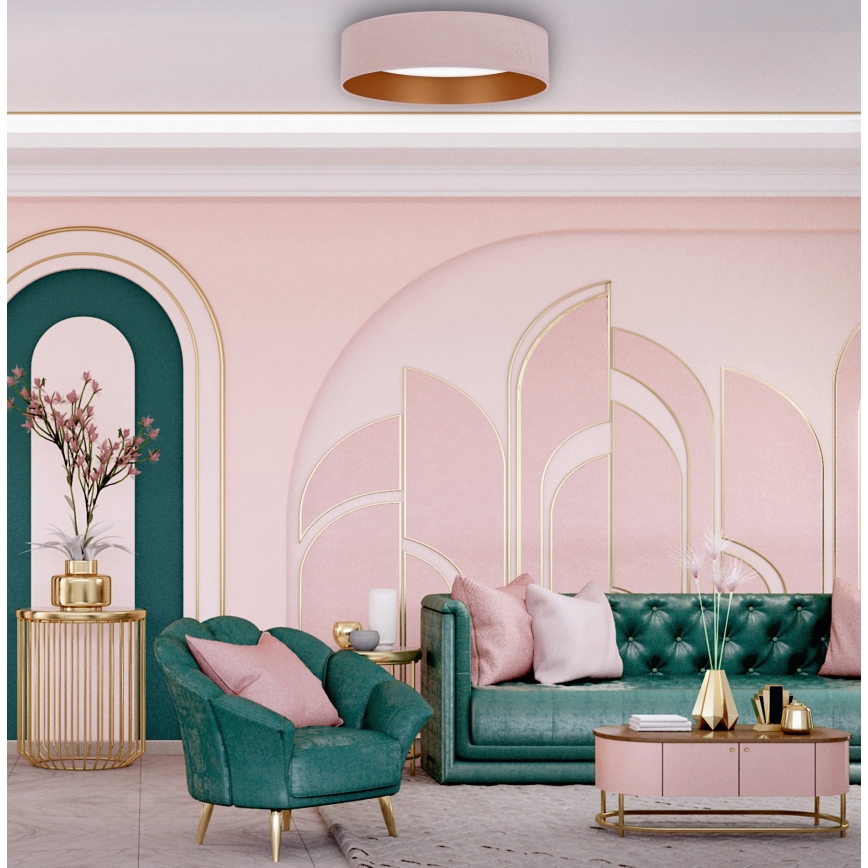 Brilagi - LED Stropné svietidlo VELVET LED/12W/230V pr. 30 cm 3000K/4000K/6400K ružová/zlatá
