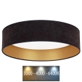 Brilagi - LED Stropné svietidlo VELVET LED/24W/230V 3000/4000/6400K čierna/zlatá