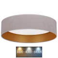 Brilagi - LED Stropné svietidlo VELVET LED/24W/230V 3000/4000/6400K krémová/zlatá