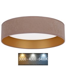 Brilagi - LED Stropné svietidlo VELVET LED/24W/230V pr. 40 cm 3000/4000/6400K béžová/zlatá