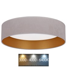 Brilagi - LED Stropné svietidlo VELVET LED/24W/230V pr. 40 cm 3000/4000/6400K krémová/zlatá