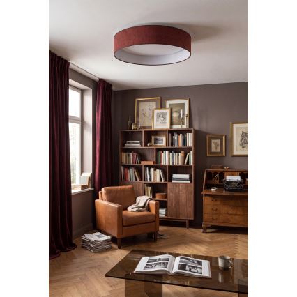 Brilagi - LED Stropné svietidlo VELVET SIMPLE LED/24W/230V 3000K pr. 45 cm vínové