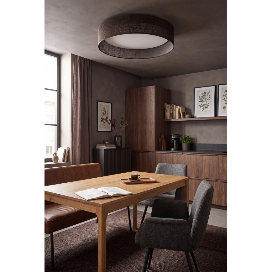 Brilagi - LED stropné svietidlo VELVET SIMPLE LED/24W/230V 3000K priemer 45 cm hnedé