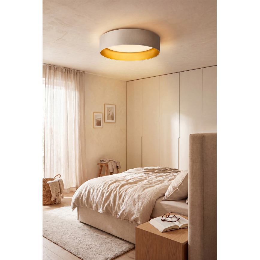 Brilagi - LED stropné svietidlo VELVET SIMPLE LED/24W/230V 3000K pr. 45 cm krémová/zlatá
