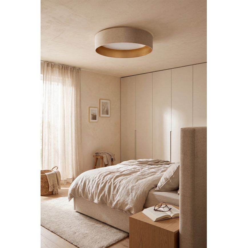 Brilagi - LED stropné svietidlo VELVET SIMPLE LED/24W/230V 3000K pr. 45 cm krémová/zlatá