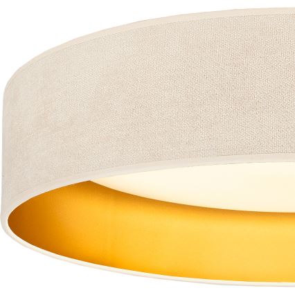Brilagi - LED stropné svietidlo VELVET SIMPLE LED/24W/230V 3000K pr. 45 cm krémová/zlatá