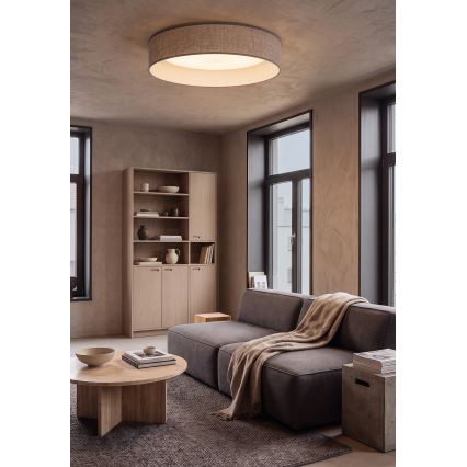 Brilagi - LED stropné svietidlo VELVET SIMPLE LED/24W/230V 3000K priemer 45 cm sivé