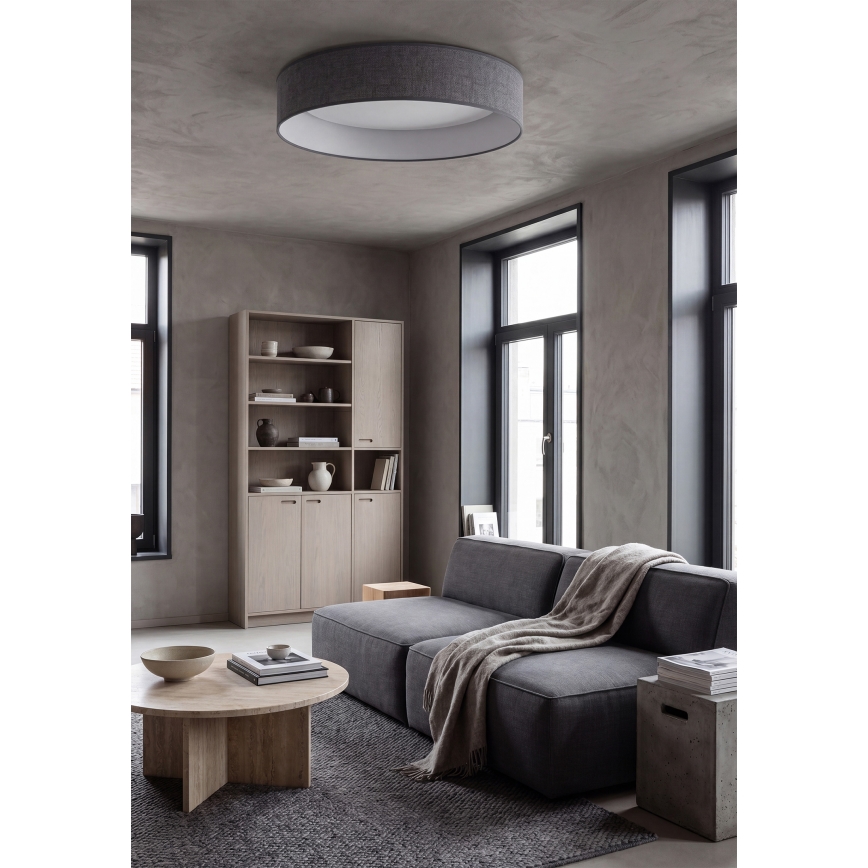 Brilagi - LED stropné svietidlo VELVET SIMPLE LED/24W/230V 3000K priemer 45 cm sivé