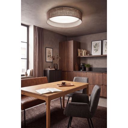 Brilagi - LED stropné svietidlo VELVET SIMPLE LED/24W/230V 4000K pr. 45 cm hnedé