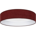 Brilagi - LED stropné svietidlo VELVET SIMPLE LED/24W/230V 4000K pr. 45 cm vínová