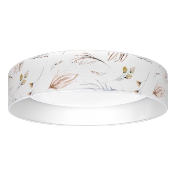 Brilagi - LED stropné svietidlo VELVET SIMPLE LED/24W/230V 4000K priemer 45 cm biela/kvetinový motív